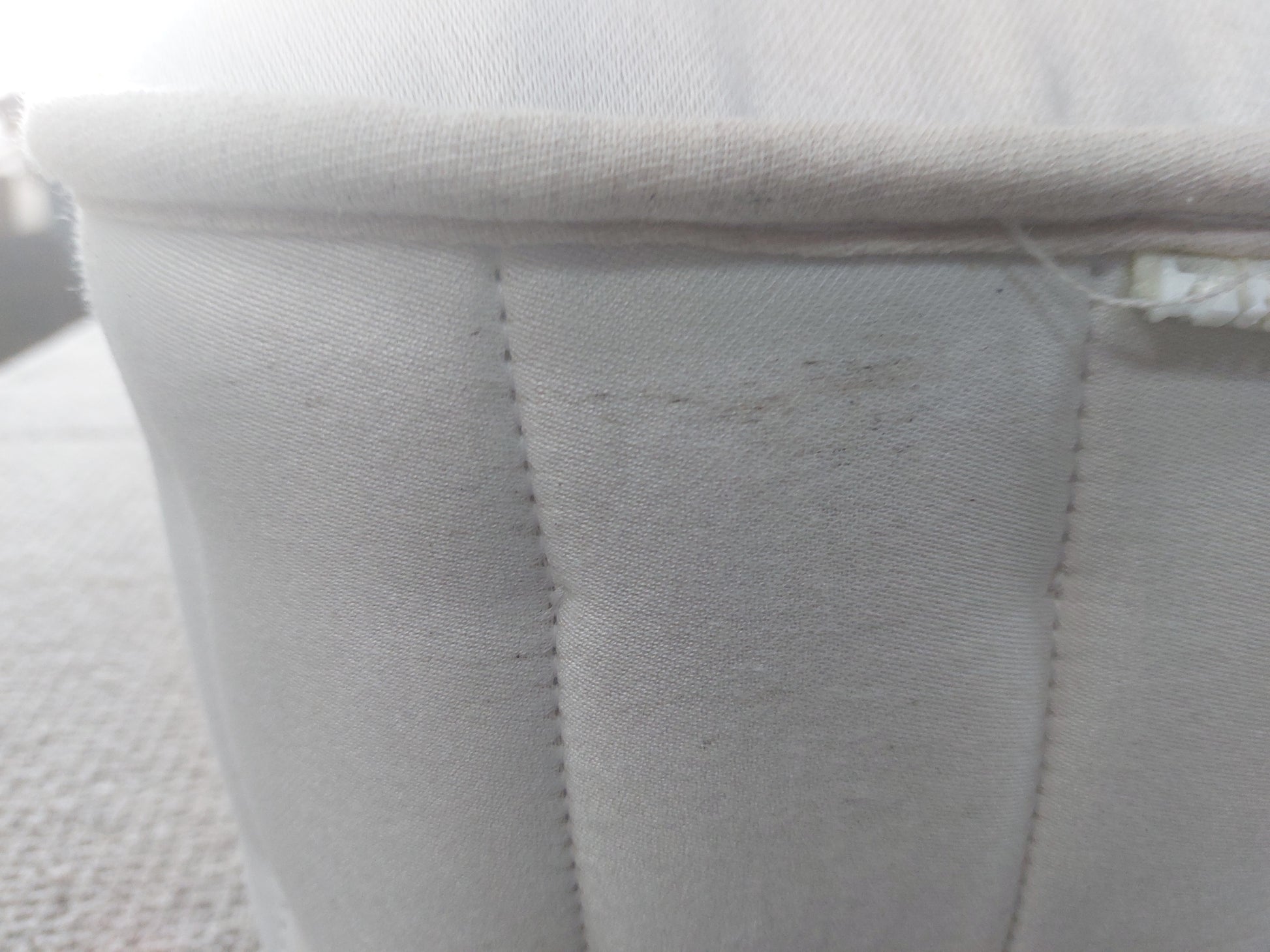 John Lewis Natural Collection Linen 3250 Zip Link, Regular Tension, Super King
