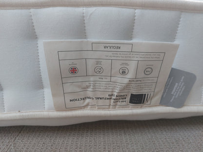 John Lewis Natural Collection Linen 3250 Zip Link, Regular Tension, Super King