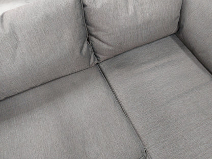 John Lewis Alora 4-Seater Garden Corner Lounging Set, Grey