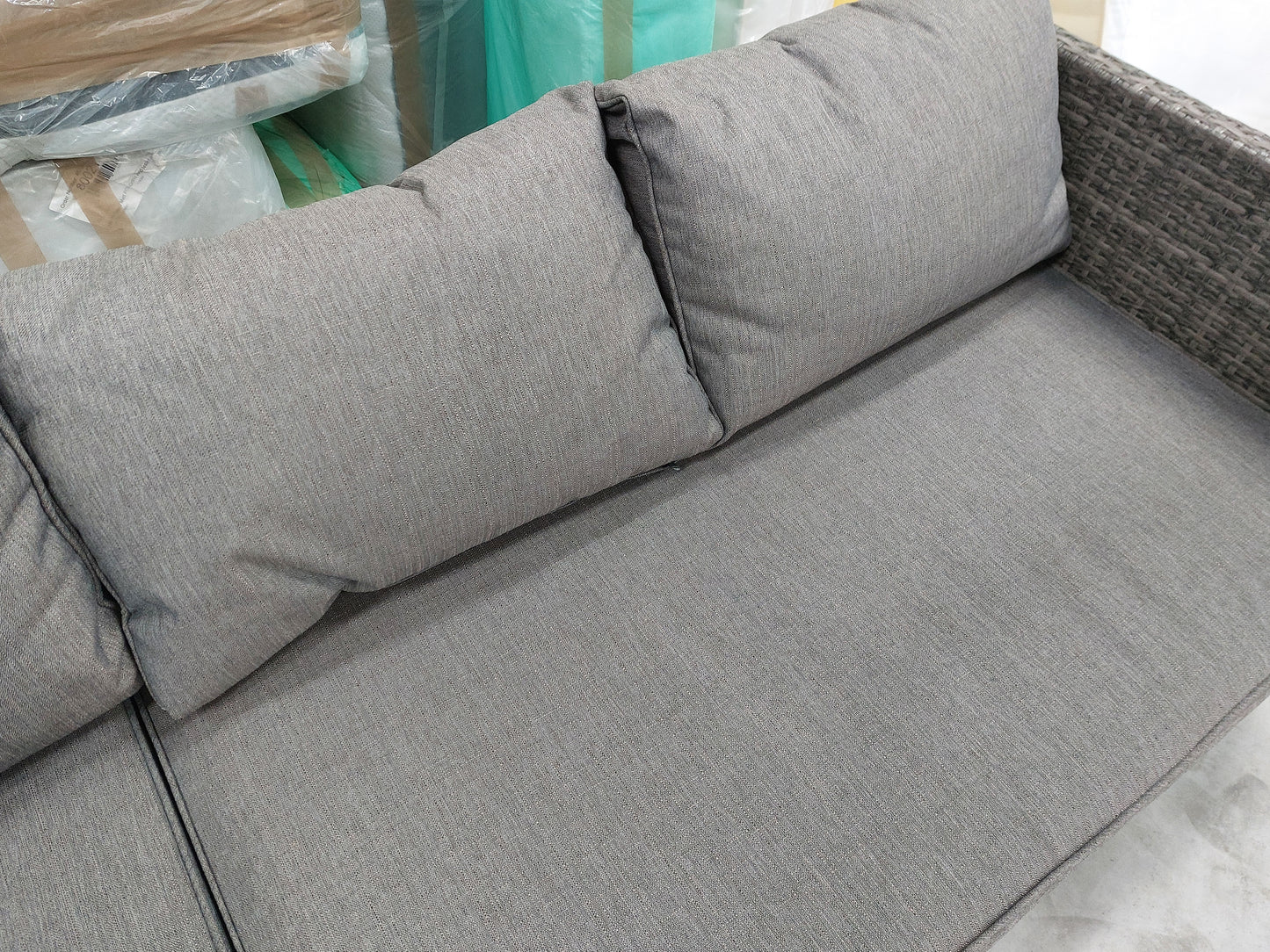 John Lewis Alora 4-Seater Garden Corner Lounging Set, Grey