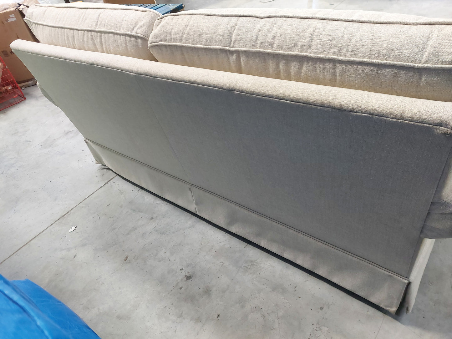 John Lewis Padstow II Large 3 Seater Sofa Aquaclean Connie Natural