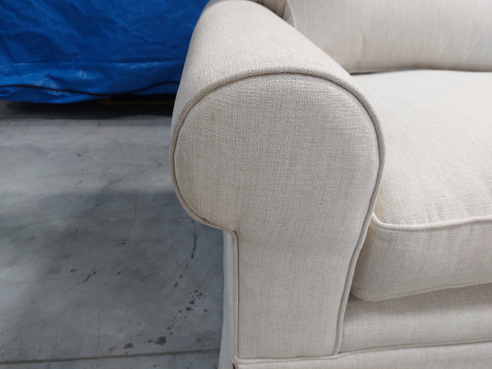 John Lewis Padstow II Large 3 Seater Sofa Aquaclean Connie Natural
