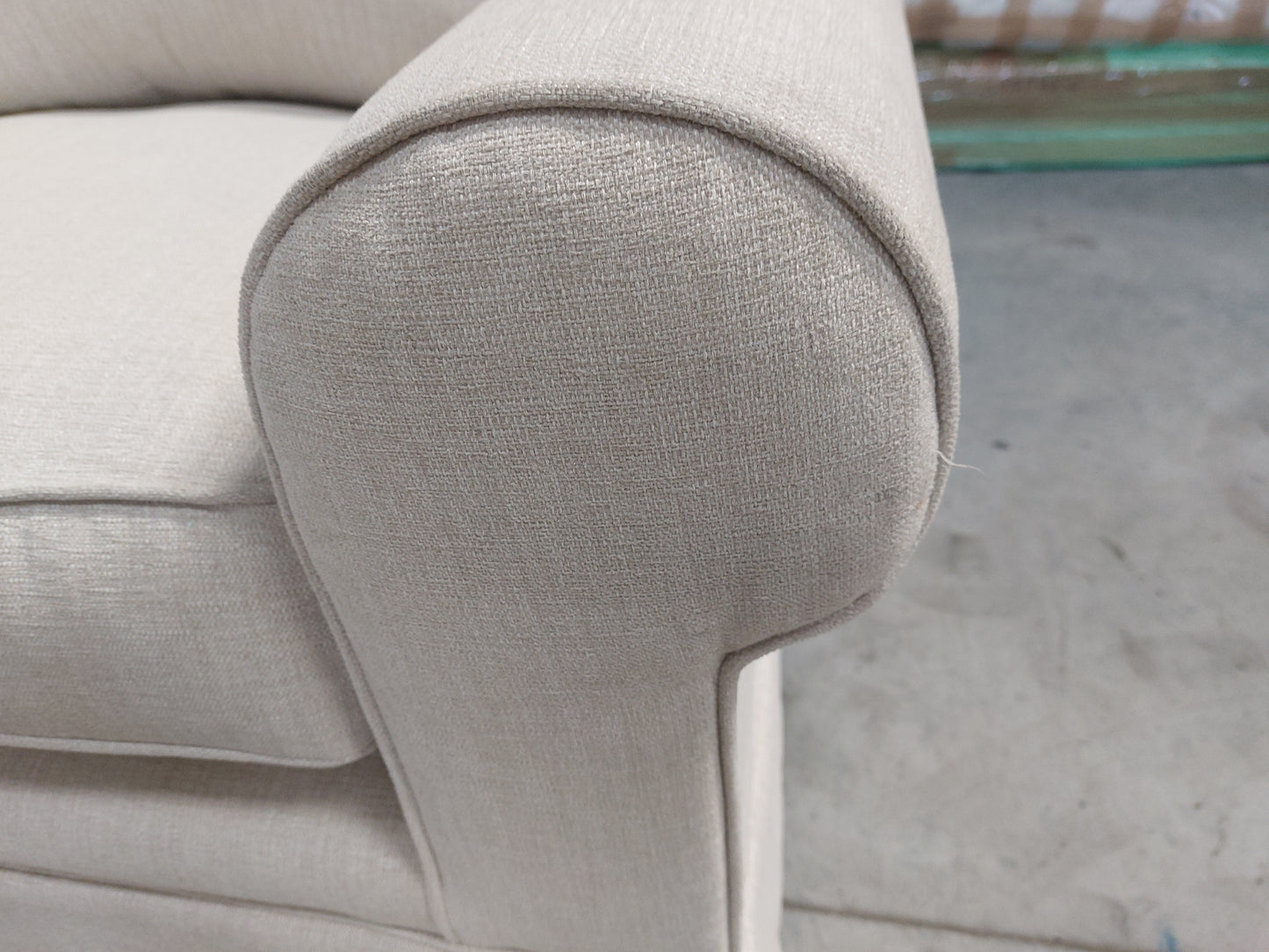 John Lewis Padstow II Large 3 Seater Sofa Aquaclean Connie Natural