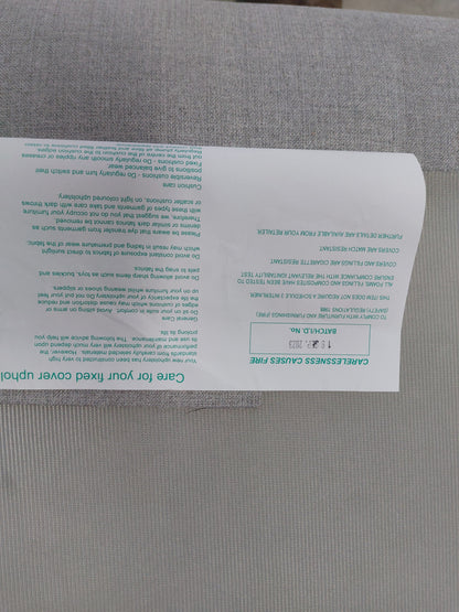 John Lewis + Swoon Lyon Large 2 Seater Sofa, Dark Leg, Weave Nickle Grey