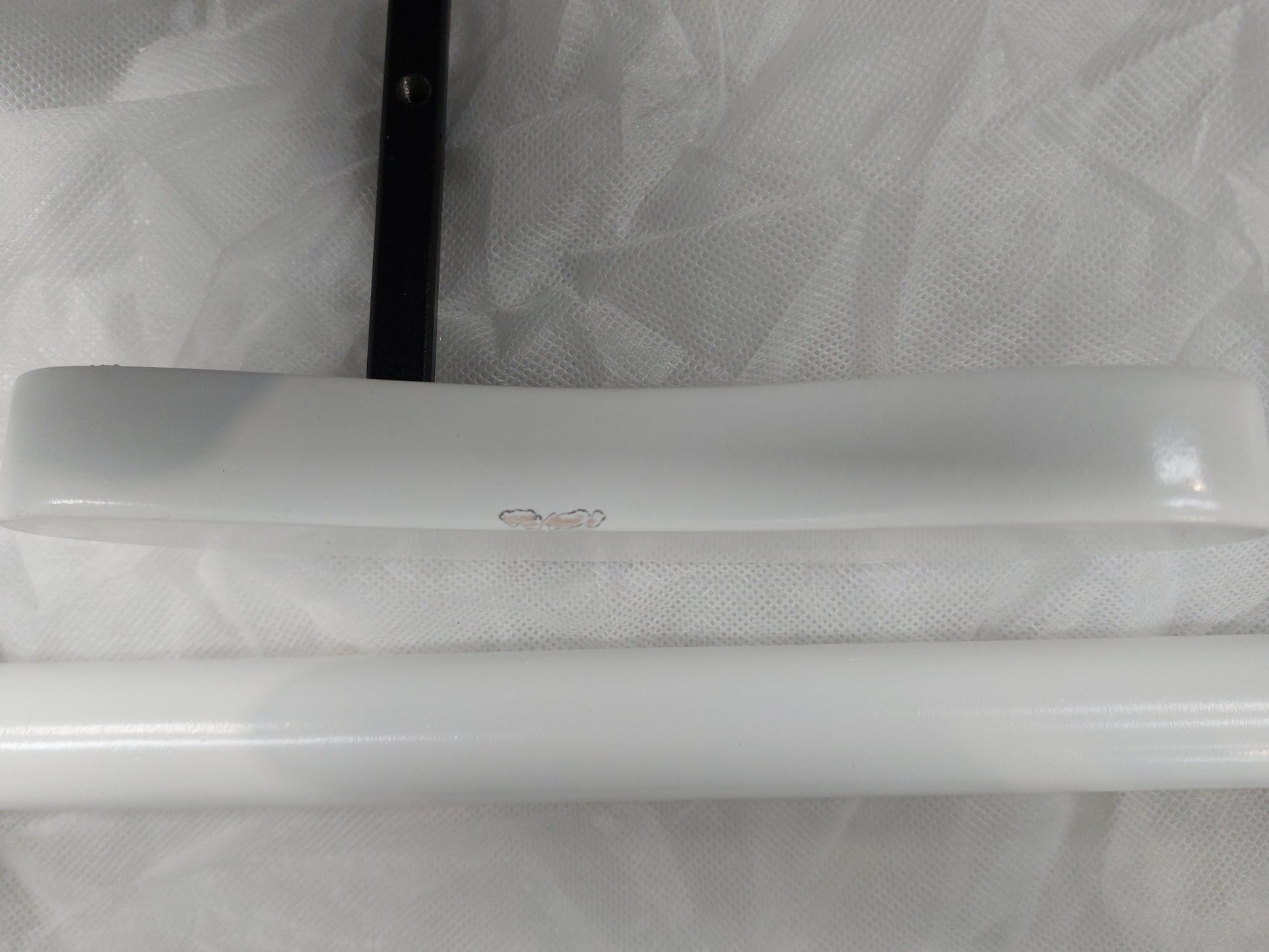 Kub Kielder Glider Nursing Chair and Footstool, Light Grey/White Frame