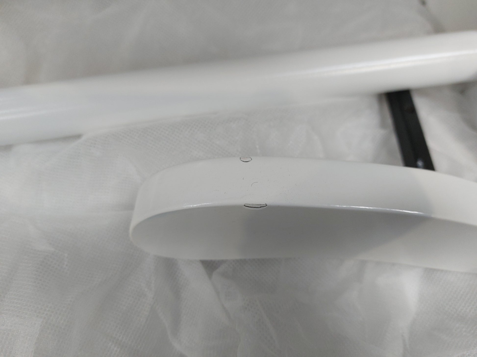 Kub Kielder Glider Nursing Chair and Footstool, Light Grey/White Frame