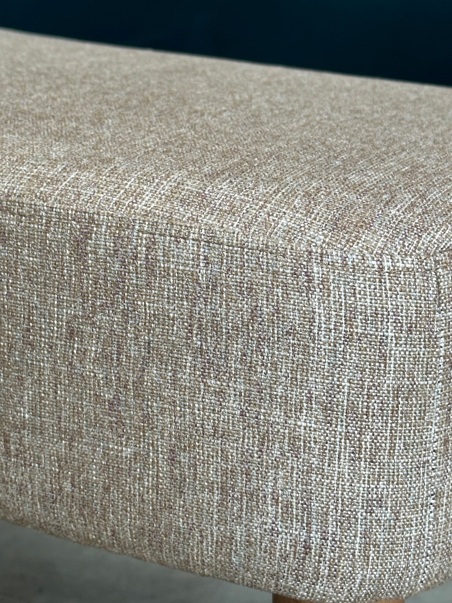 John Lewis Bergen II Footstool in AquaClean Taupe