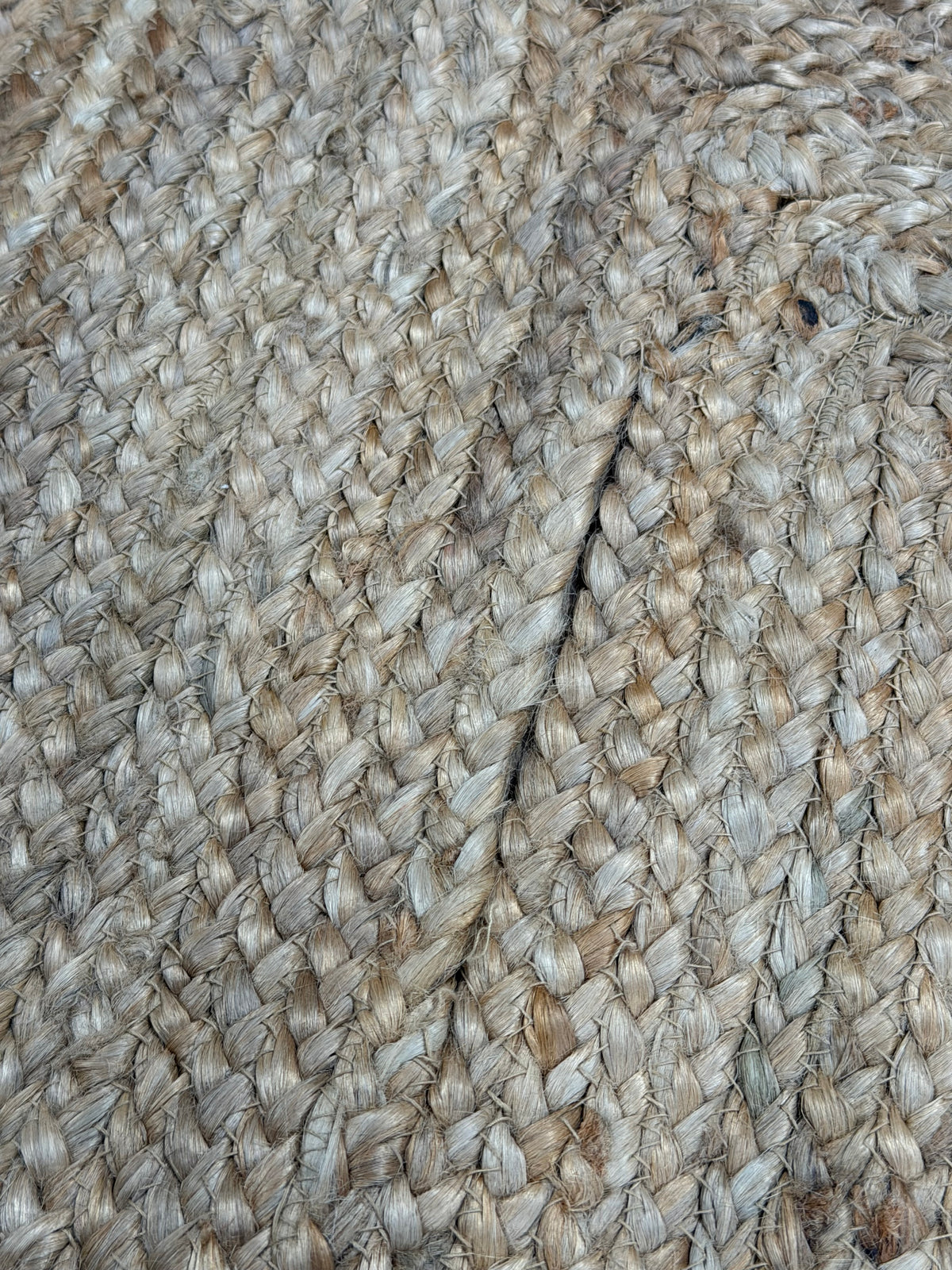 John Lewis Jute Border Rug, Grey, L180 x W120cm