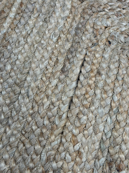 John Lewis Jute Border Rug, Grey, L180 x W120cm