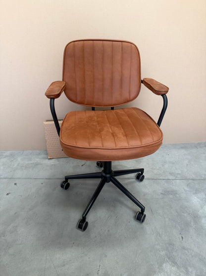 John Lewis Rowley Office Chair Whisky Brown