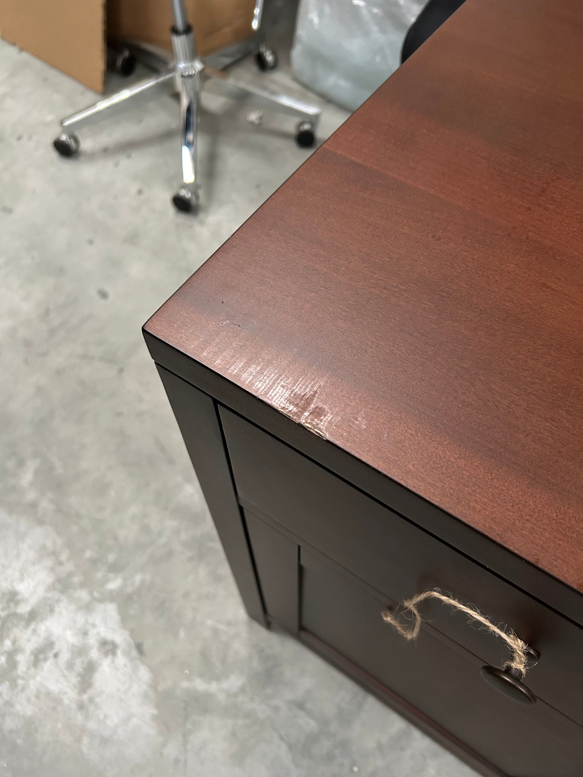 John Lewis Medan Narrow Sideboard, Dark Stain