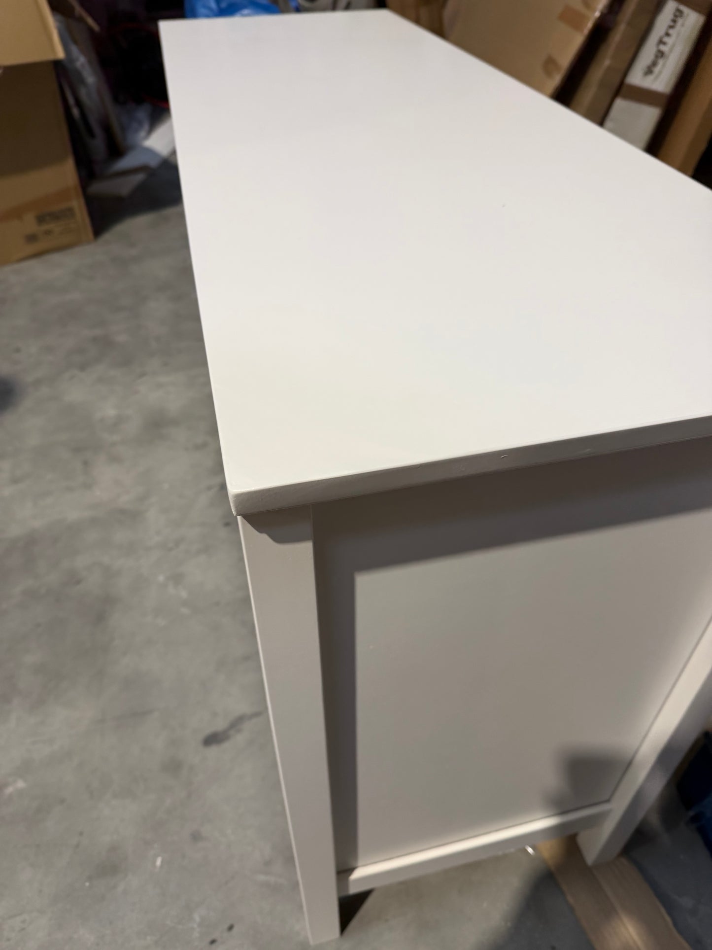 John Lewis Chest of Drawer White Wilton 7 Drawer Chest