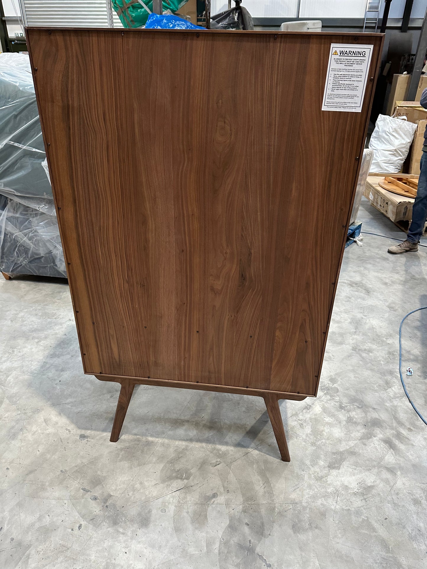 John Lewis Cara 2 Door,2 Drawer Highboard, American Black Walnut