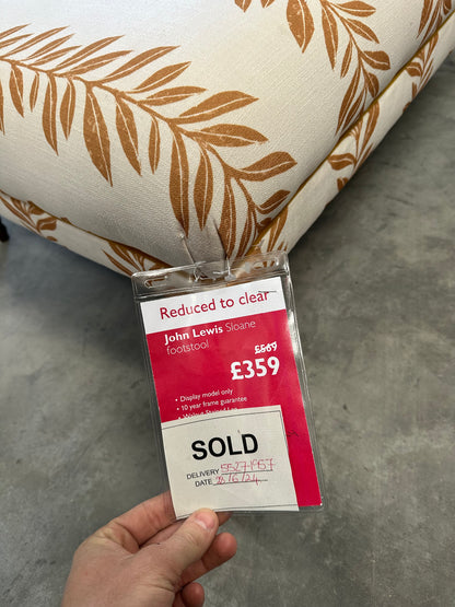 John Lewis Sloane Footstool Norah