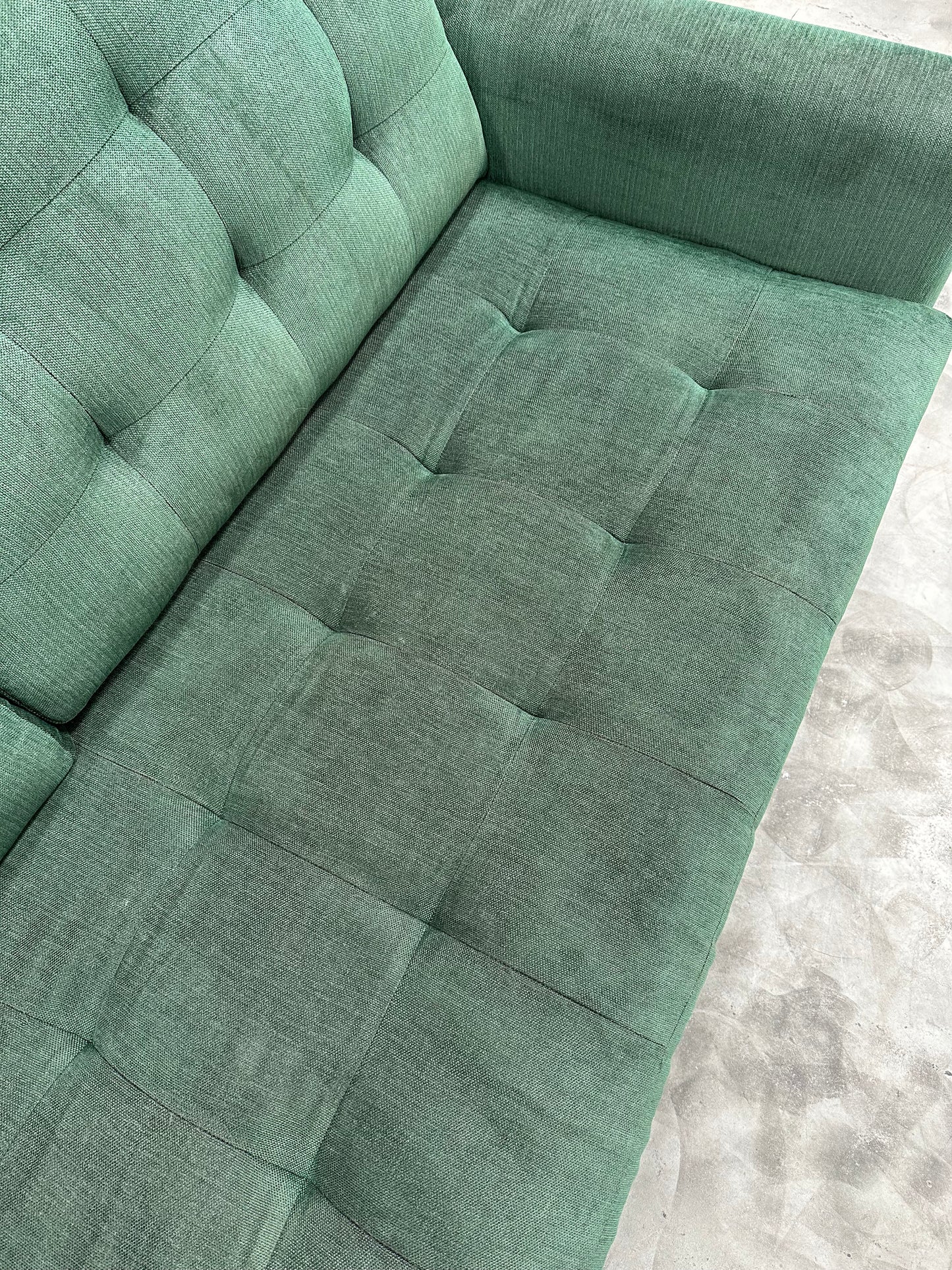John Lewis Draper II Large 3 Seater Sofa, Dark Leg, Alpine Green