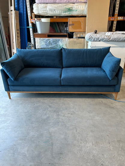 Swyft Model X01 Large 3 Seater Sofa Velvet Teal