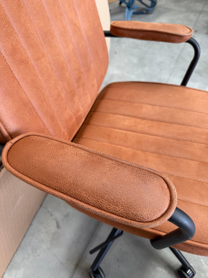 John Lewis Rowley Office Chair Whisky Brown