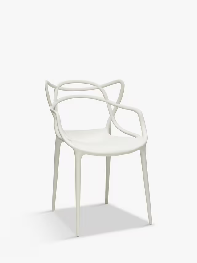 Kartell Philippe Starck for Kartell Masters Chair, White