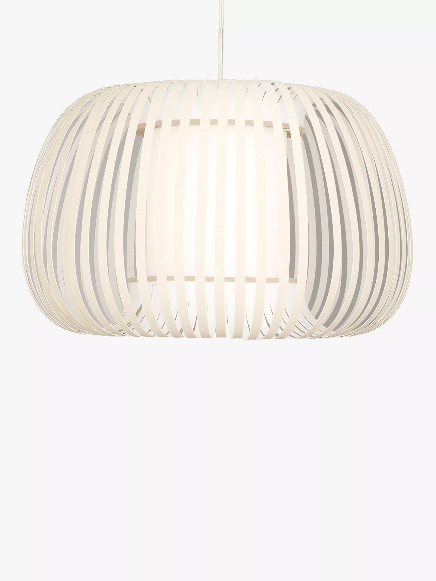 John Lewis Harmony Small Ribbon Ceiling Light, Natural