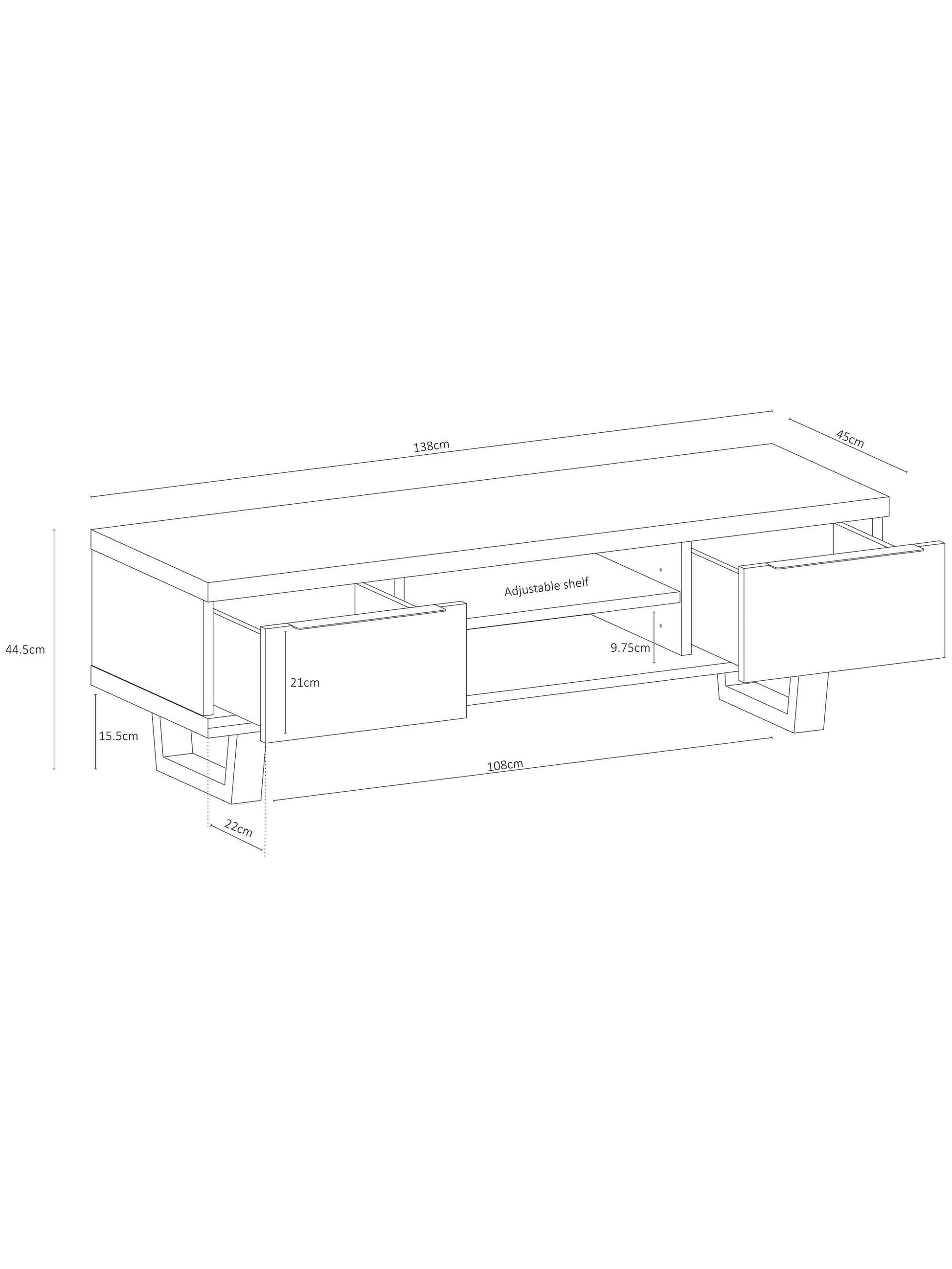 John Lewis Calia TV Stand for TVs up to 60"