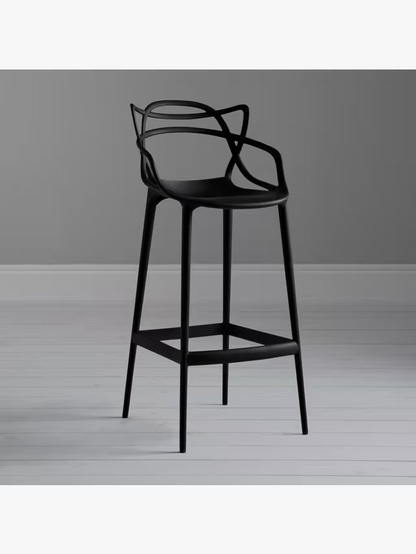 Kartell Philippe Starck for Kartell Masters Bar Stool, Black