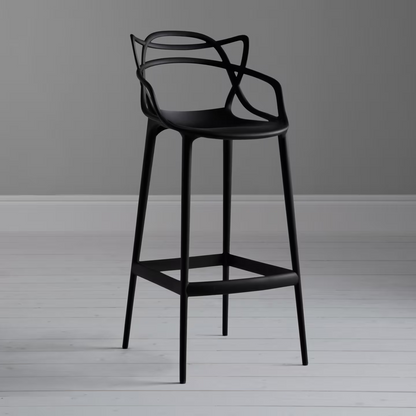 Kartell Philippe Starck for Kartell Masters Bar Stool, Black
