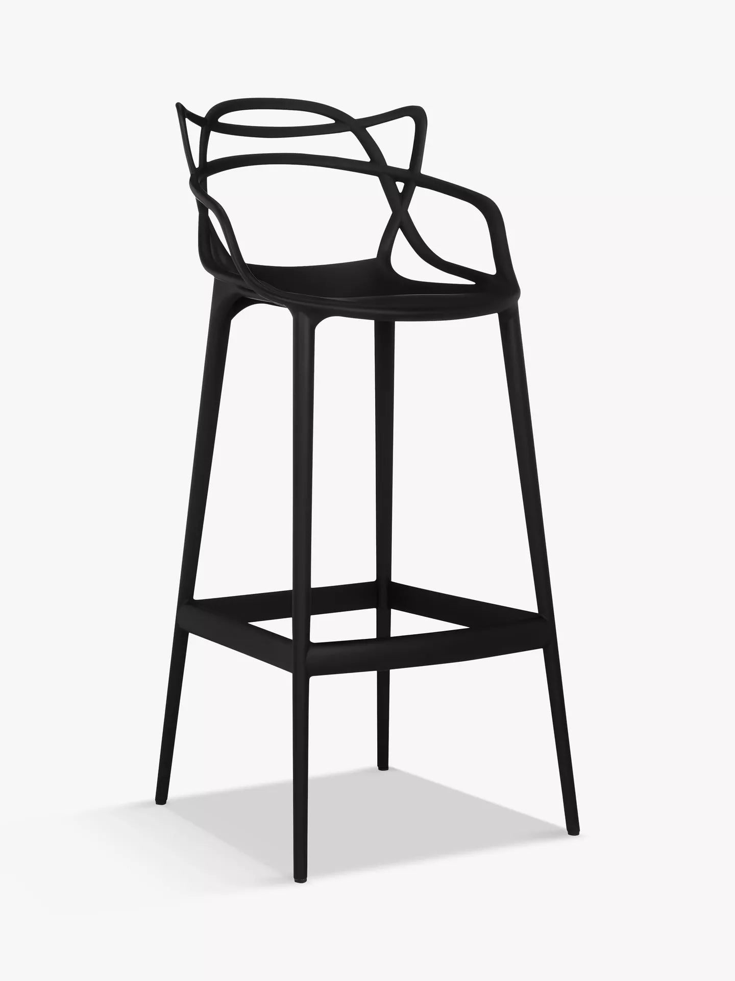 Kartell Philippe Starck for Kartell Masters Bar Stool, Black