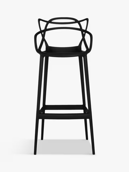 Kartell Philippe Starck for Kartell Masters Bar Stool, Black