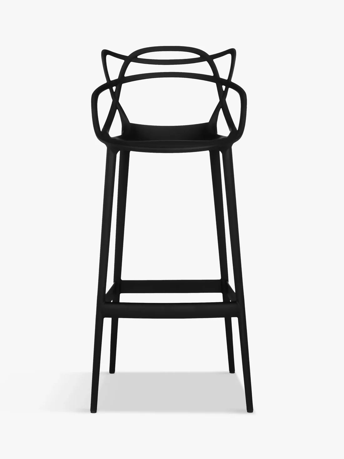 Kartell Philippe Starck for Kartell Masters Bar Stool, Black