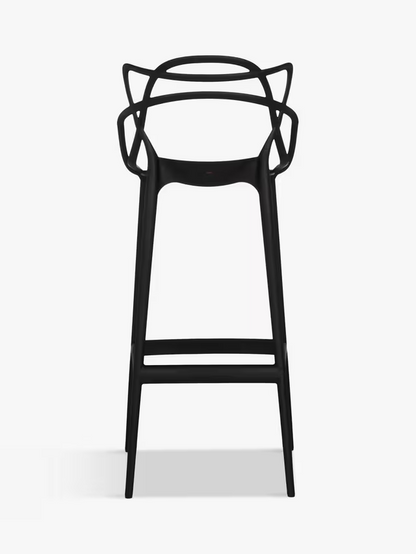 Kartell Philippe Starck for Kartell Masters Bar Stool, Black