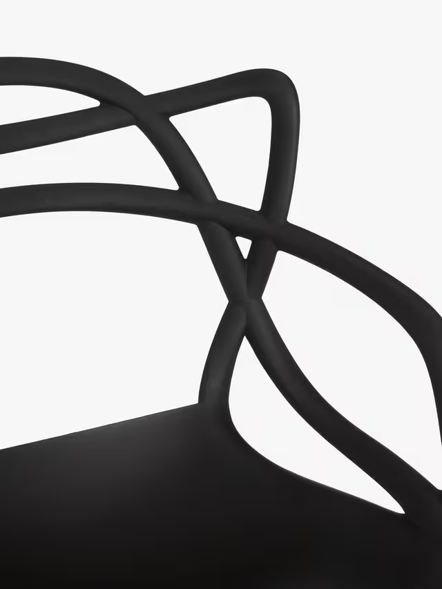 Kartell Philippe Starck for Kartell Masters Bar Stool, Black