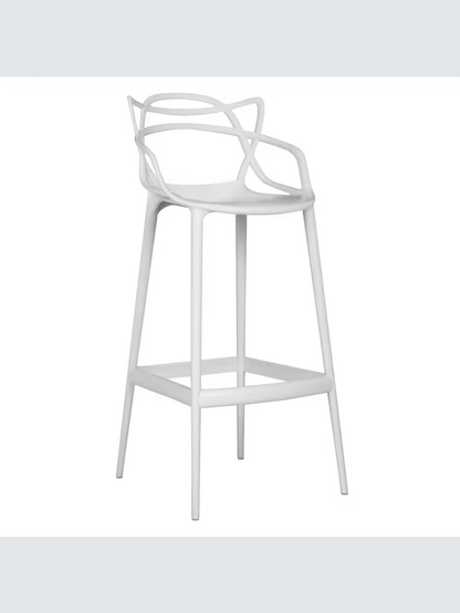 Kartell Philippe Starck for Kartell Masters Bar Stool, White