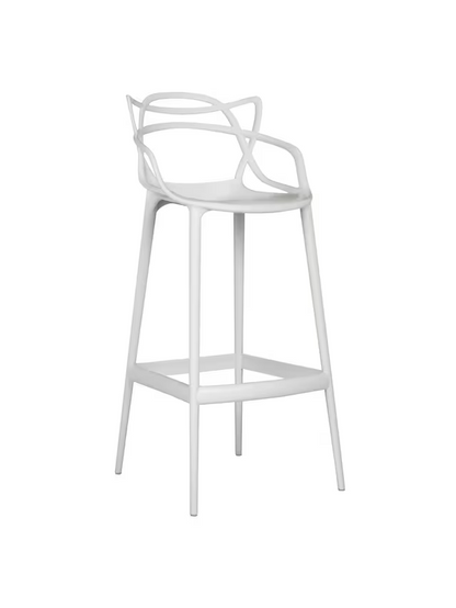 Kartell Philippe Starck for Kartell Masters Bar Stool, White