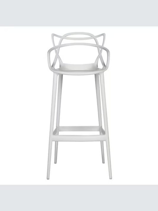 Kartell Philippe Starck for Kartell Masters Bar Stool, White