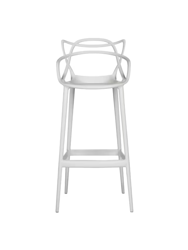 Kartell Philippe Starck for Kartell Masters Bar Stool, White