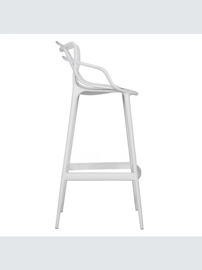 Kartell Philippe Starck for Kartell Masters Bar Stool, White