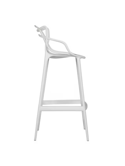 Kartell Philippe Starck for Kartell Masters Bar Stool, White