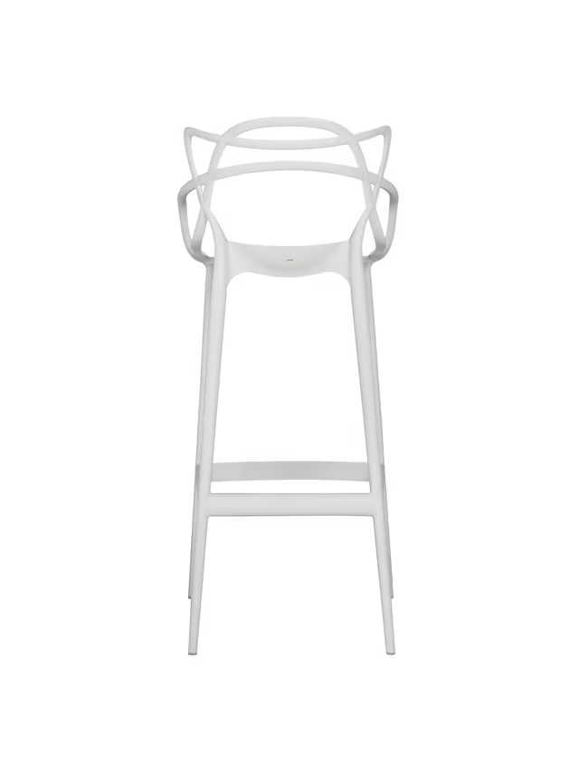 Kartell Philippe Starck for Kartell Masters Bar Stool, White