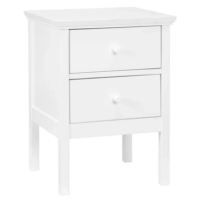John Lewis Wilton 2 Drawer Bedside Cabinet White Bedroom