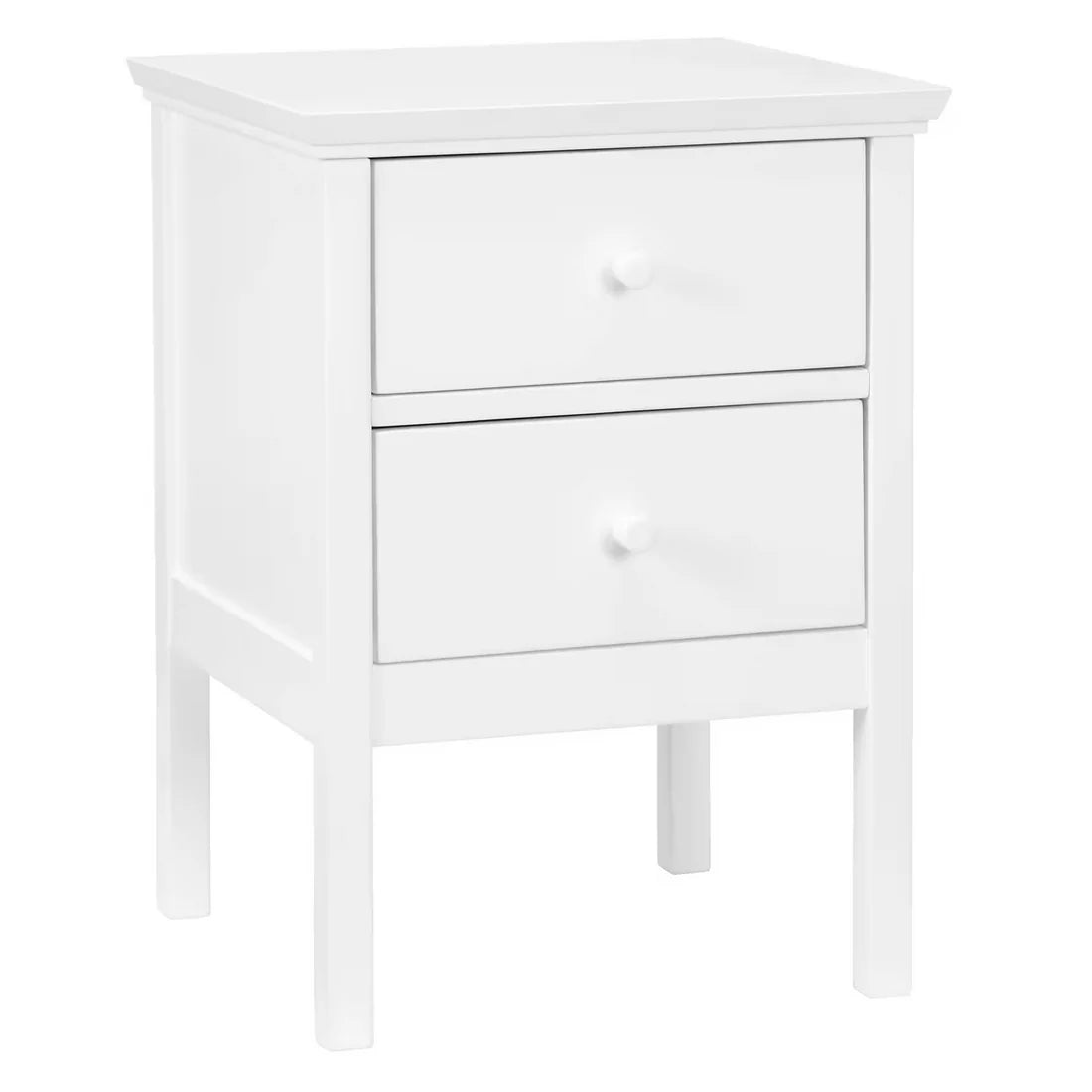 John Lewis Wilton 2 Drawer Bedside Cabinet White