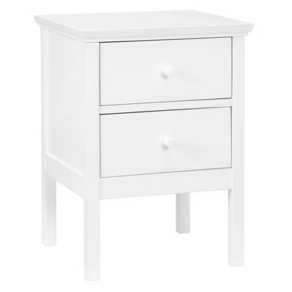 John Lewis Wilton 2 Drawer Bedside Cabinet White