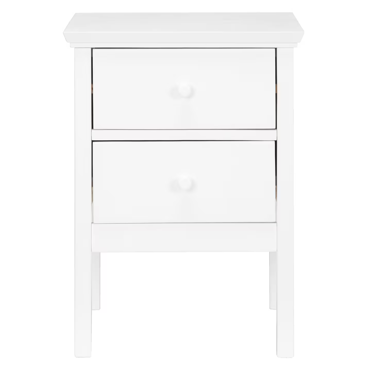 John Lewis Wilton 2 Drawer Bedside Cabinet White