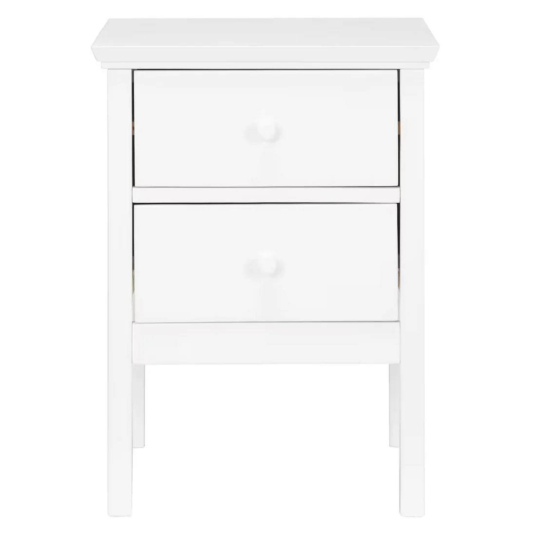 John Lewis Wilton 2 Drawer Bedside Cabinet White