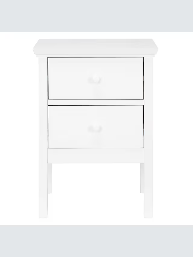 John Lewis Wilton 2 Drawer Bedside Cabinet