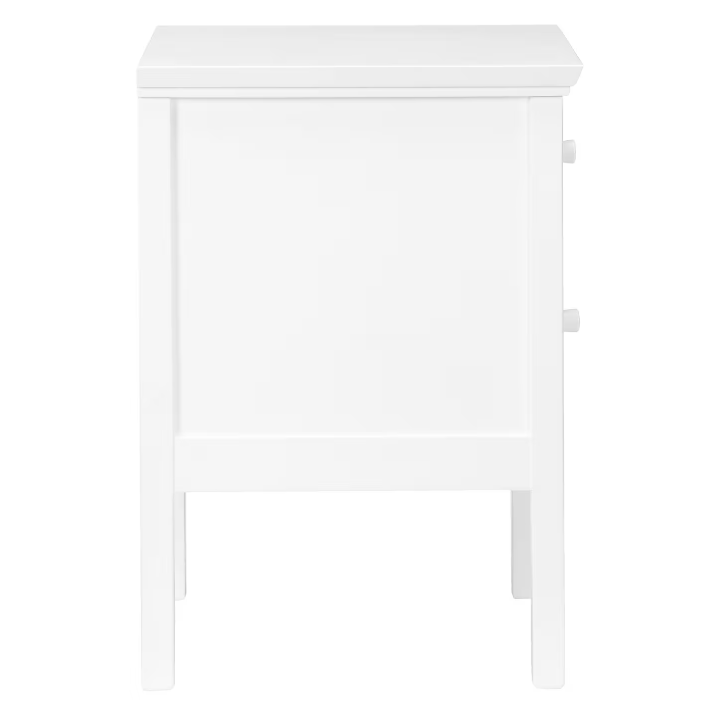 John Lewis Wilton 2 Drawer Bedside Cabinet White