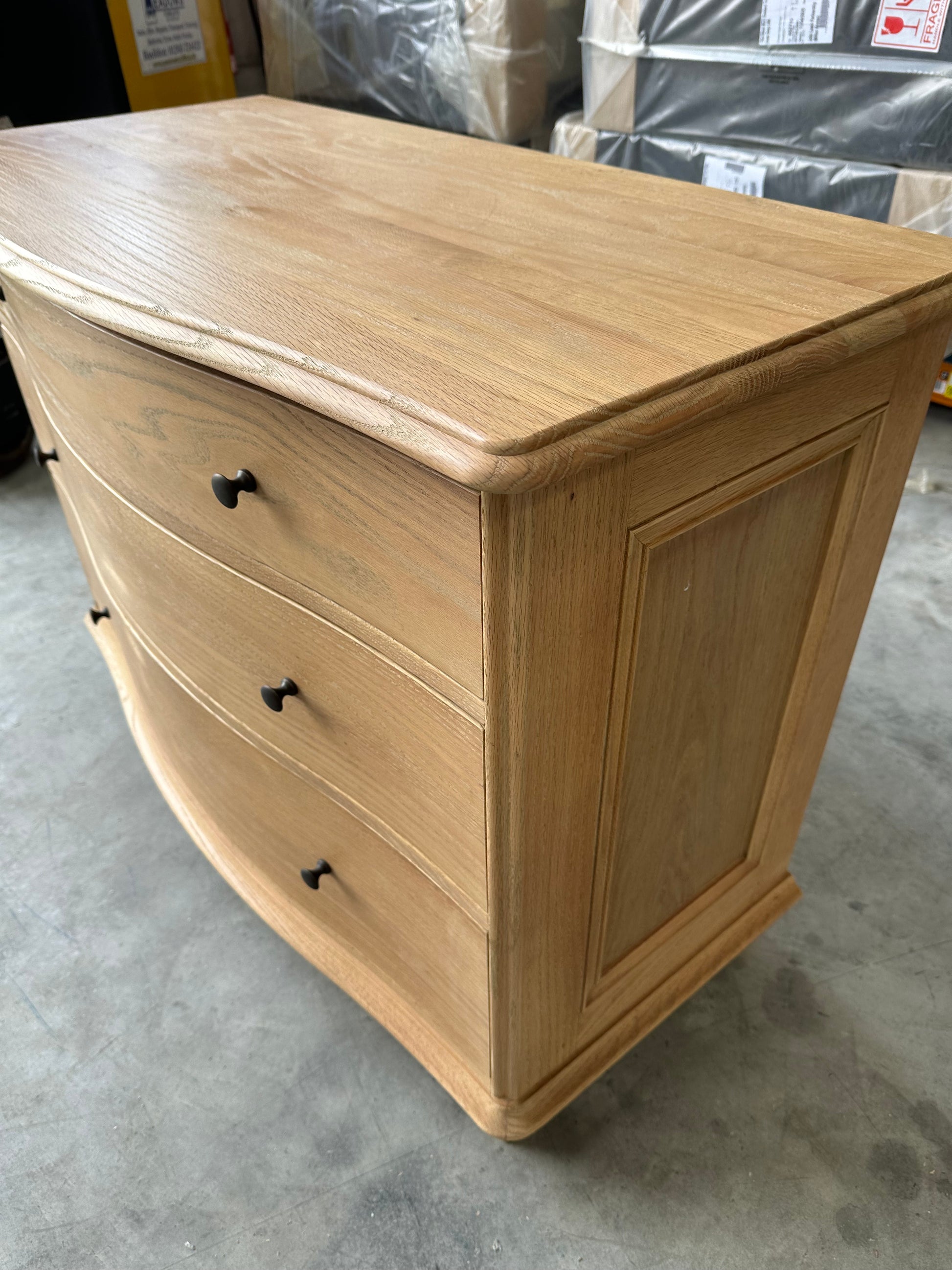 John Lewis Louis 3 Drawer Chest, Oak
