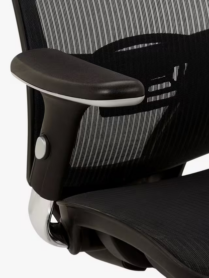 John Lewis Murray Ergonomic Office Chair, Black