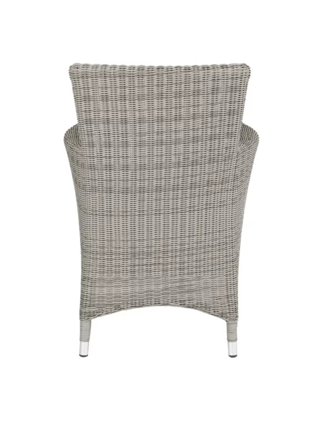 John Lewis Dante Garden Dining Armchair Grey Outdoor Patio Chair