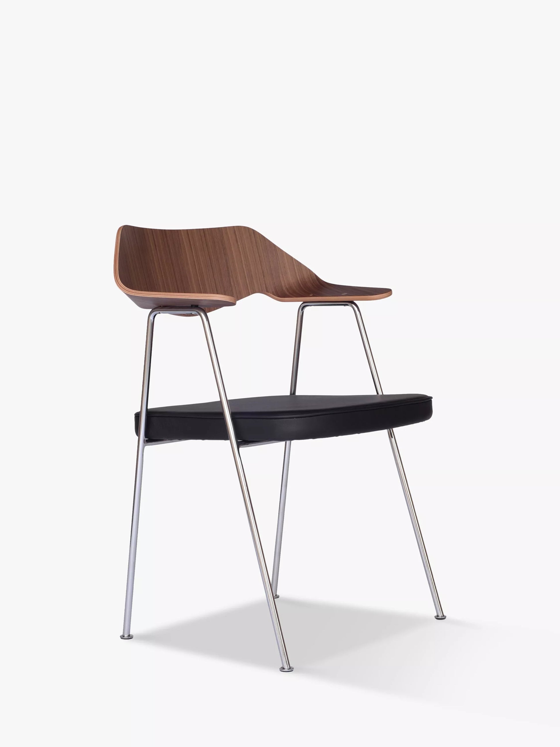 Case Robin Day 675 Chair Walnut and Chrome Frame