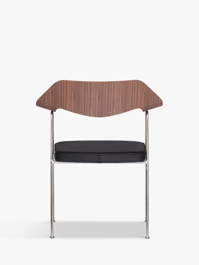 Case Robin Day 675 Chair Walnut and Chrome Frame